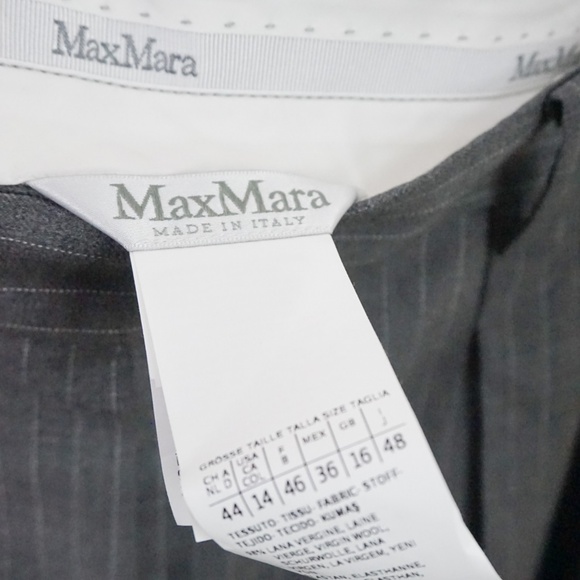 MAX MARA Pinstriped woolblend bootcut trousers - Picture 5 of 8